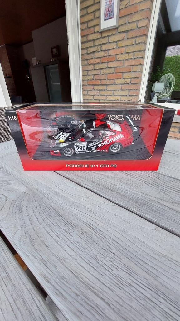 Porsche 996 gt3 rs yokohama, Ophalen, Zo goed als nieuw, Autoart