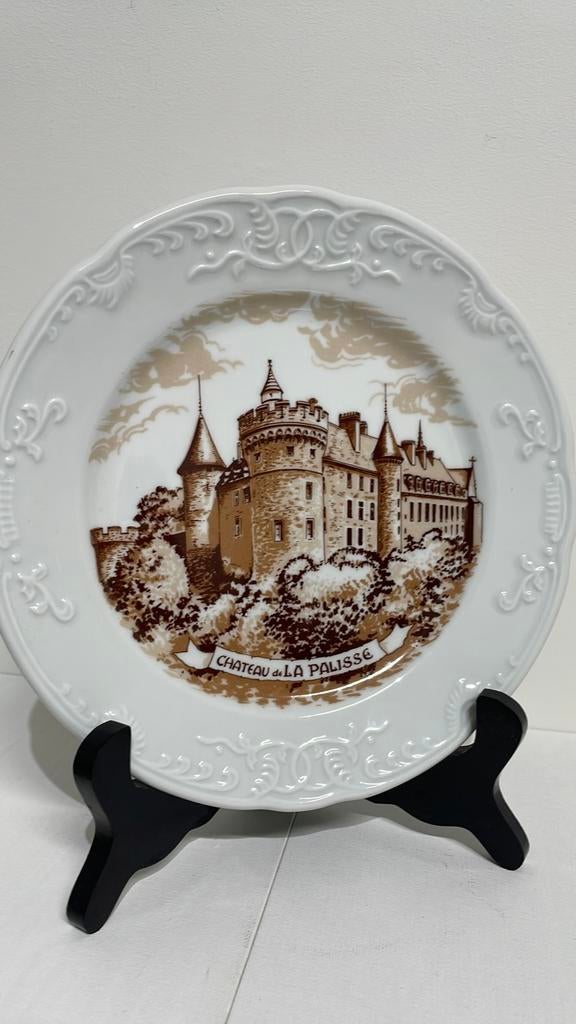 Assiette en porcelaine Chateau La Palisse (France), Enlèvement ou Envoi