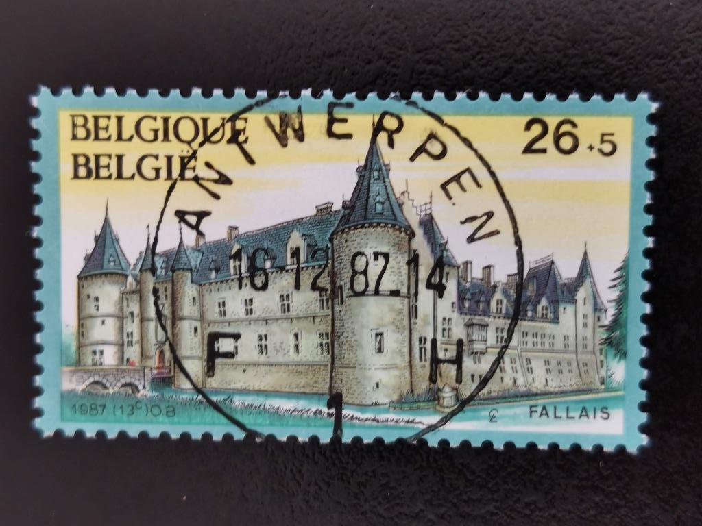 Belgique 1987 - Château de Fallais - timbre avec surcharge, Enlèvement ou Envoi, Affranchi