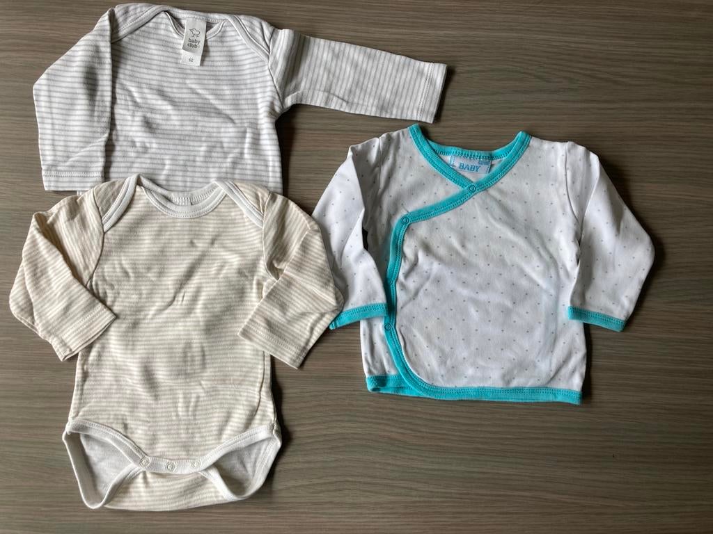Babybody of hemdje - lange mouwen - maat 62, Ophalen of Verzenden, Gebruikt, Jongetje of Meisje, Nacht- of Onderkleding