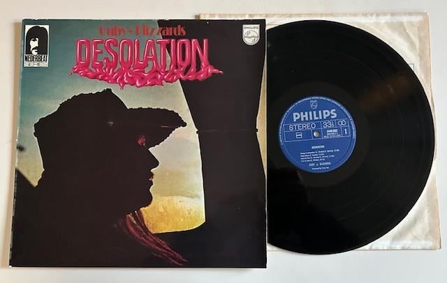 LP CUBY AND THE BLIZZARDS - DESOLATION - NEDERBLUES, Cd's en Dvd's, Ophalen of Verzenden, Zo goed als nieuw, 12 inch, Blues