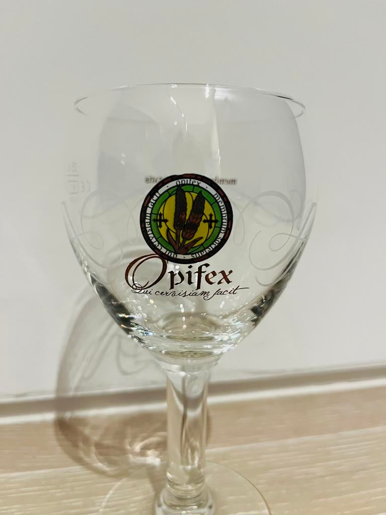 Leffe glas Opifex, Ophalen, Zo goed als nieuw, Leffe