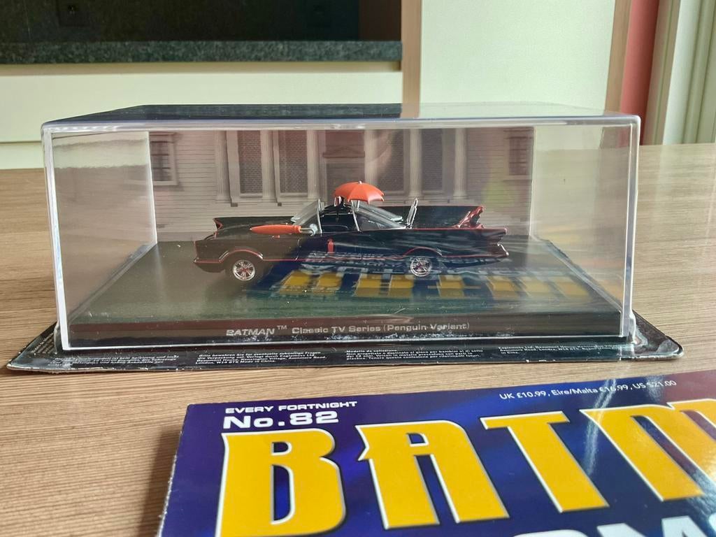 Automobilia #82 Batman TV Series Batmobile Penguin 1966 1/43, Hobby & Loisirs créatifs, Enlèvement ou Envoi, Neuf