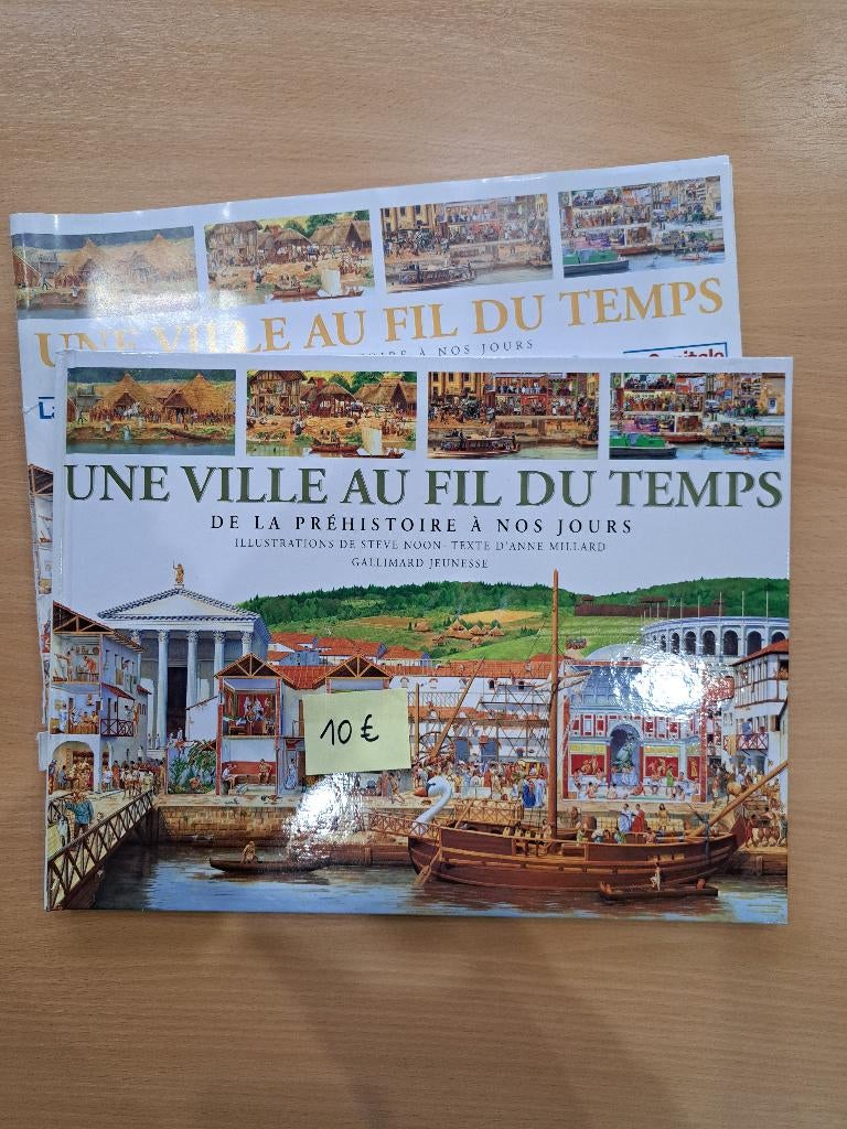 Une ville au fil du temps - Manuel scolaire Eveil, Ophalen, Nieuw, BSO, Geschiedenis