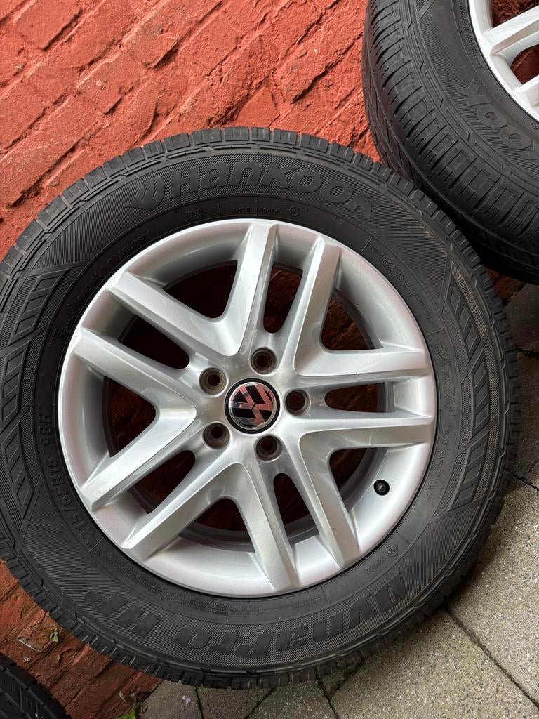Aluminium  velgen en banden 215/65 R16, Auto-onderdelen, Banden en Velgen, Gebruikt, Velg(en), Ophalen of Verzenden