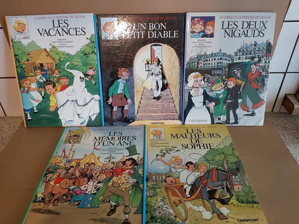 5 BD LA COMTESSE DE SEGUR, Livres, Une BD, Enlèvement ou Envoi, Comme neuf