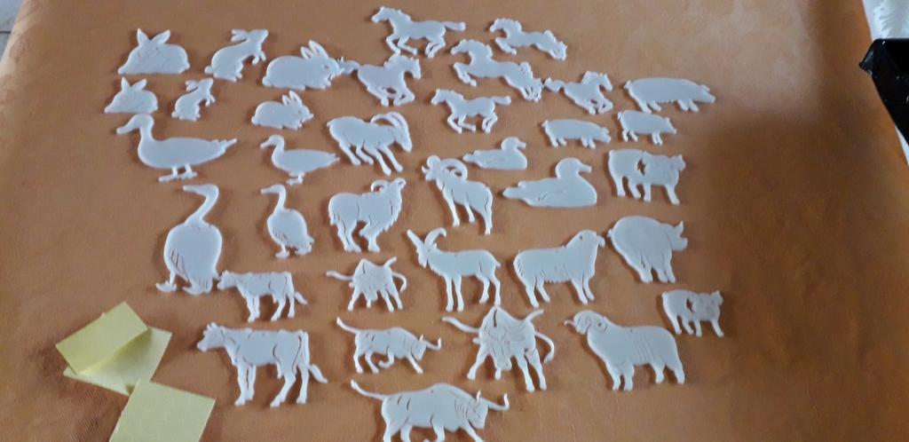 Glow in the dark ,boerderijdieren, Ophalen of Verzenden, Zo goed als nieuw