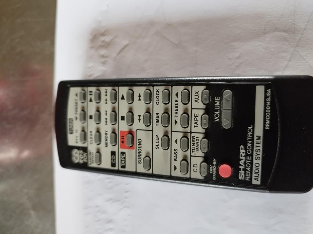 Télécommande Sharp RRMCG0014SJSA, Enlèvement ou Envoi, Comme neuf, Originale, Récepteur ou Amplificateur