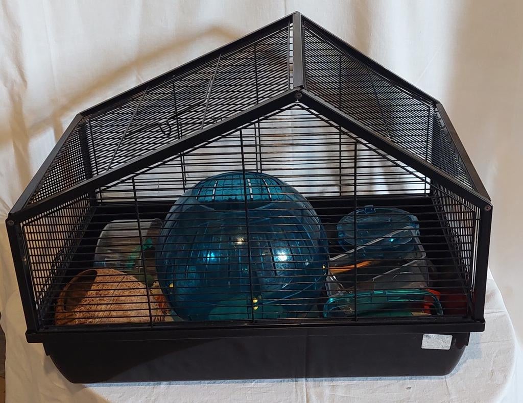 Hamsterhok met toebehoren., Dieren en Toebehoren, Knaagdieren en Konijnen | Hokken en Kooien, Zo goed als nieuw, Hok, Hamster