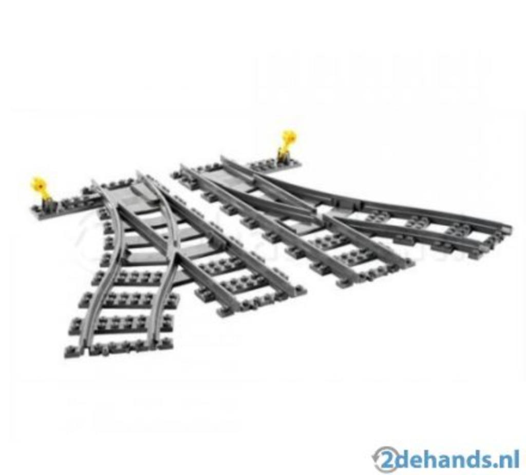 Lego trein: sporen set 1: 10 rechte, 20 bochten + 2 wissels, Kinderen en Baby's, Speelgoed | Duplo en Lego, Ophalen of Verzenden