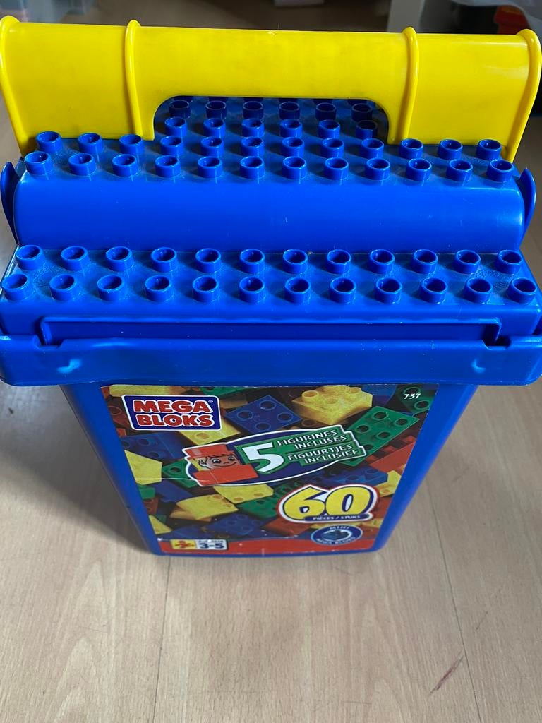 Megablocks ( lijkt op duplo) 44 blokjes, Ophalen, Zo goed als nieuw