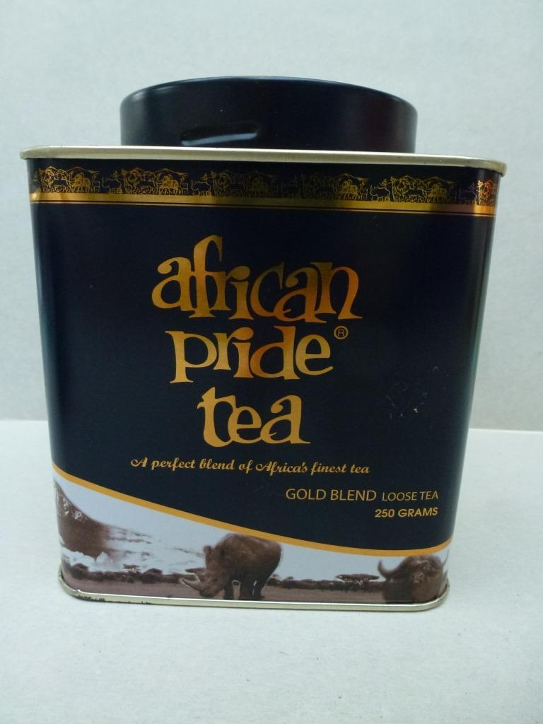 lege blikken doos African Pride tea 2012, Ophalen of Verzenden, Zo goed als nieuw, Thee, Overige merken