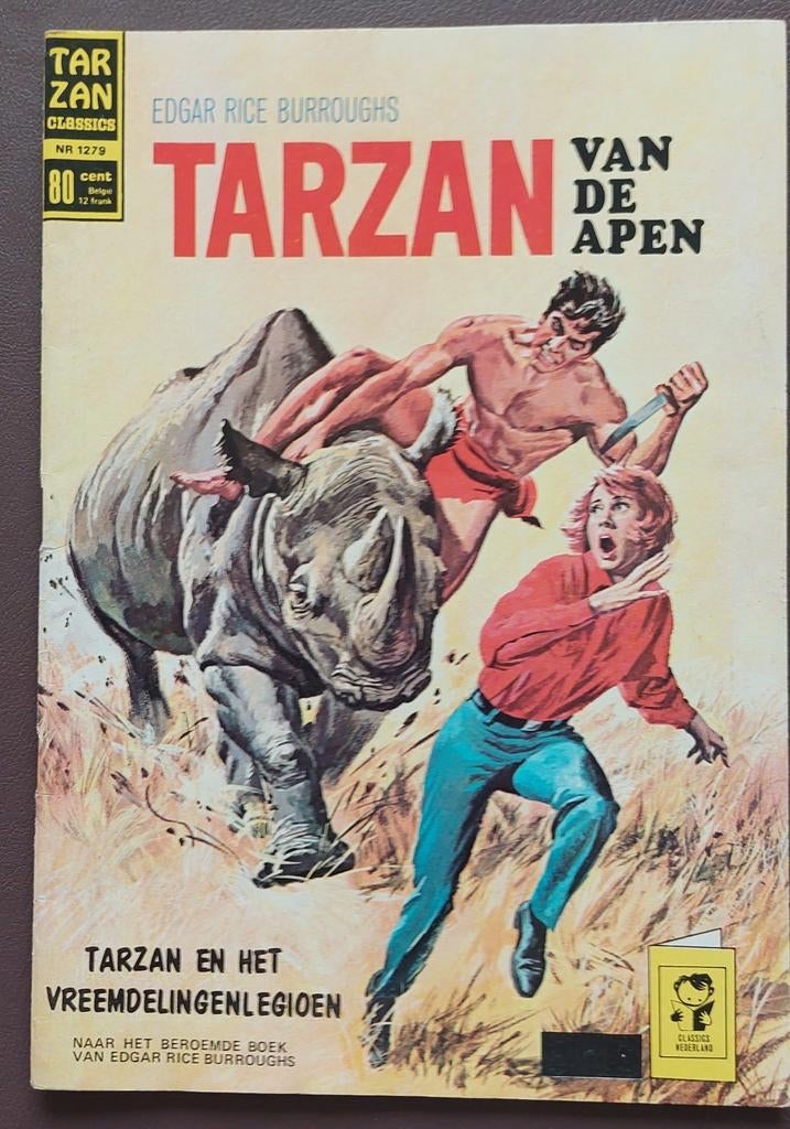 Tarzan van de apen. Tarzan en het vreemdelingen legioen.1970, Boeken, Strips | Comics, Ophalen of Verzenden, Zo goed als nieuw