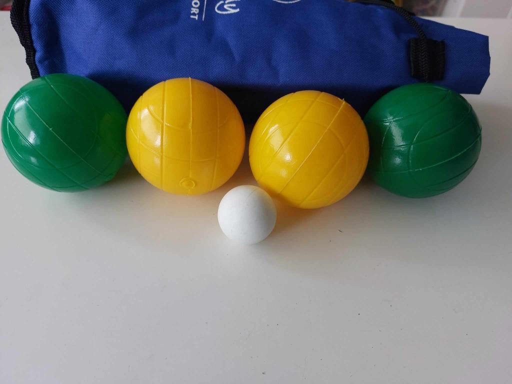 Pétanquesetje voor 2 personen voor strand. Goede staat, Ophalen, Gebruikt