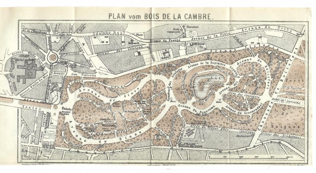 1930 - Bois de la Cambre Bruxelles / Brussel / Kamerenbos, Envoi