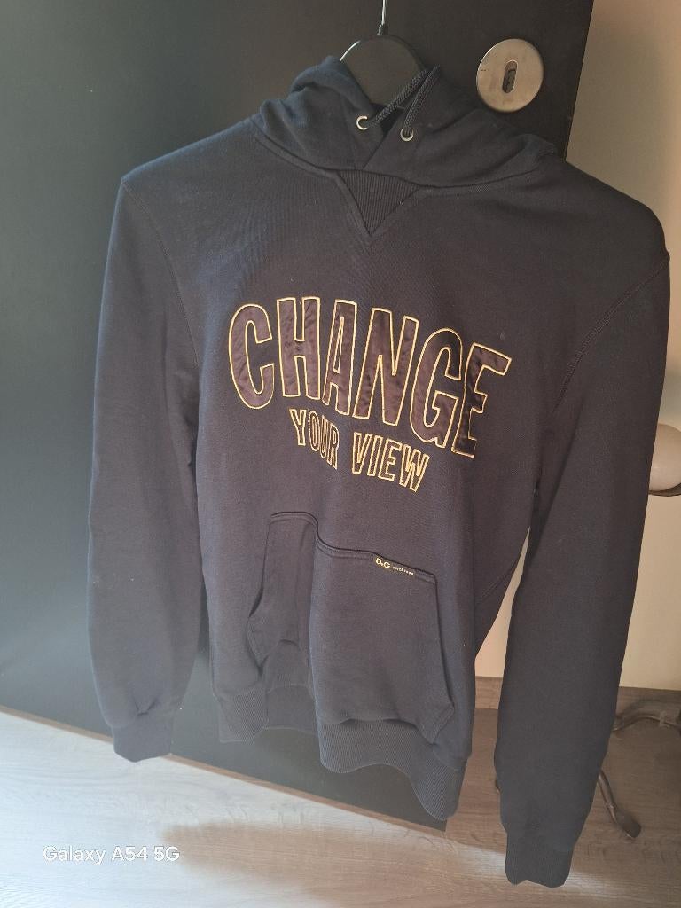 Pull met kap dolce gabbana hoodie, Maat 48/50 (M), Zwart, Ophalen of Verzenden, Zo goed als nieuw