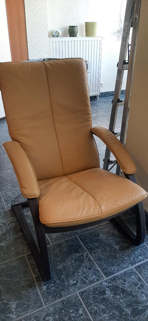 4 lederen design zetels, Ophalen, Gebruikt, Eenpersoons, Minder dan 75 cm