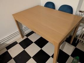 Table, Maison & Meubles, 100 à 150 cm, Cinq personnes ou plus, Comme neuf, Enlèvement