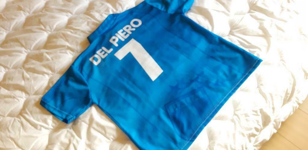 Maillot de football Del Piero Italia, Enlèvement, Utilisé, Maillot