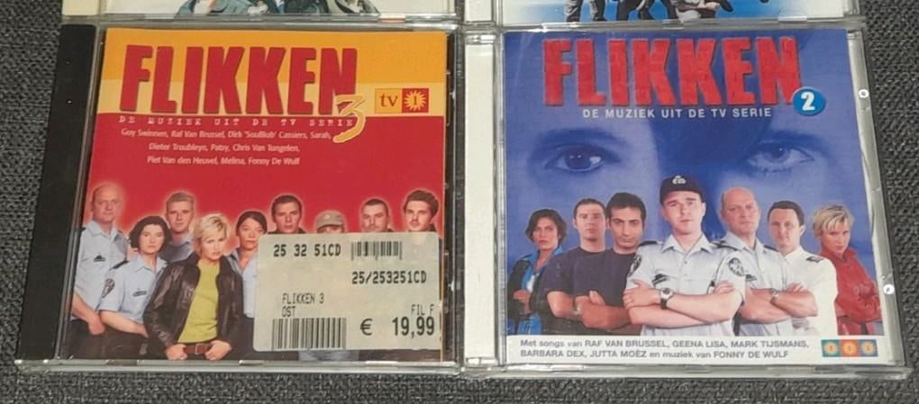 Cd´s Flikken 2 & 3 vrt soundtrack, Ophalen of Verzenden, Zo goed als nieuw