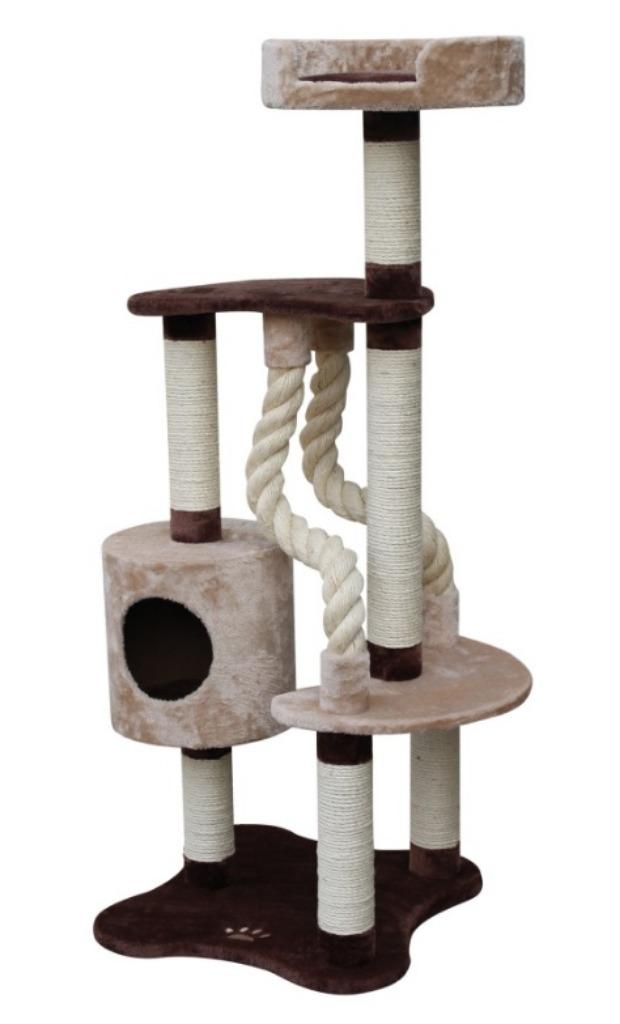Griffoir Senna Marron-Beige 147cm, Animaux & Accessoires, Meubles griffoirs pour chats, Neuf, Griffoir, Enlèvement
