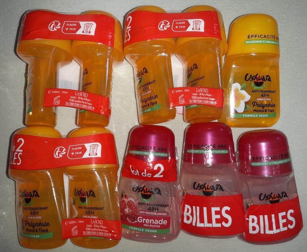 Déo-roller Ushuaia 50 ml - 2 parfums, Bijoux, Sacs & Beauté, Beauté | Soins du corps, Enlèvement ou Envoi, Neuf, Déodorant ou Spray corporel