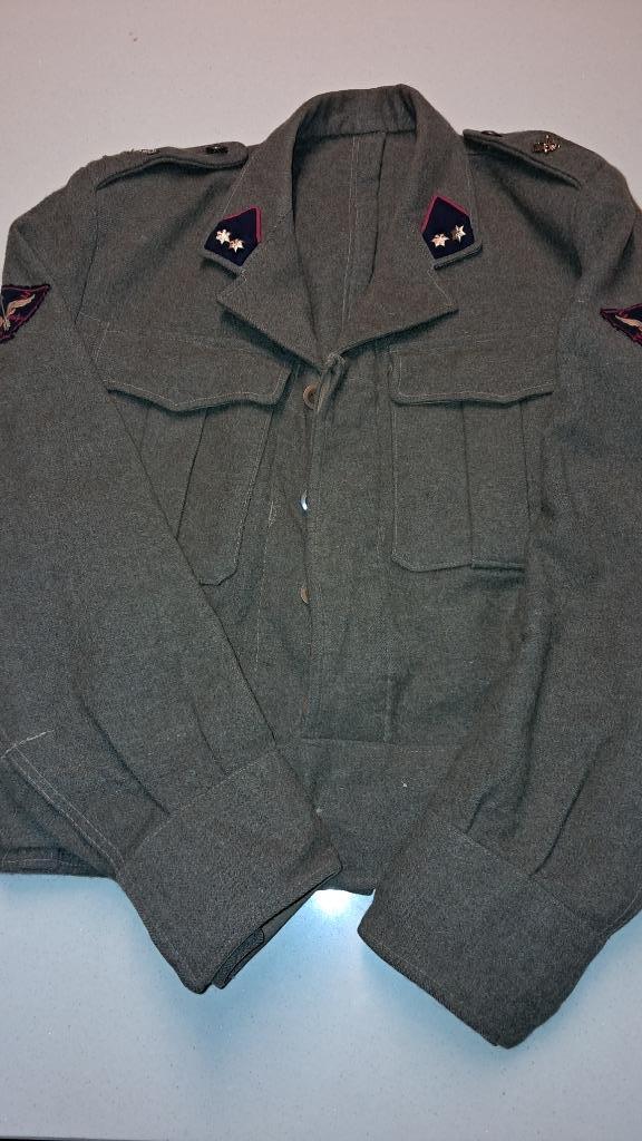 BELGIQUE - ABL - BLOUSON LIEUTENANT DTCA - 1950, Ophalen of Verzenden, Landmacht, Kleding of Schoenen