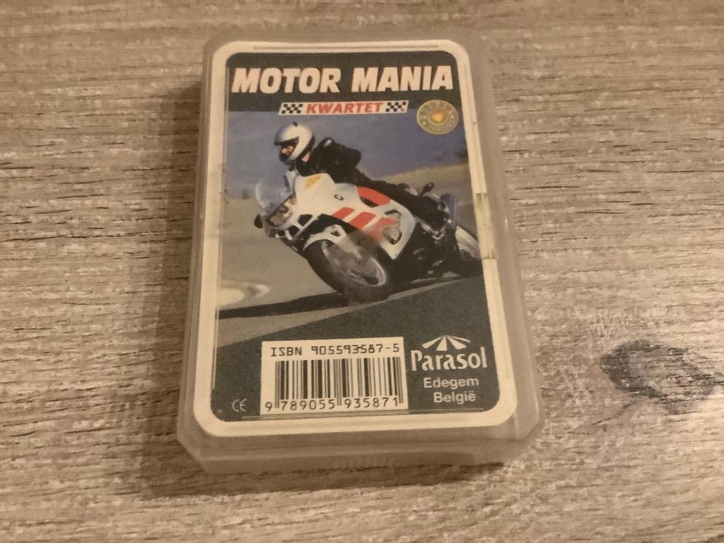 Moto mania kwartet, Ophalen of Verzenden, Zo goed als nieuw, Kwartet(ten)