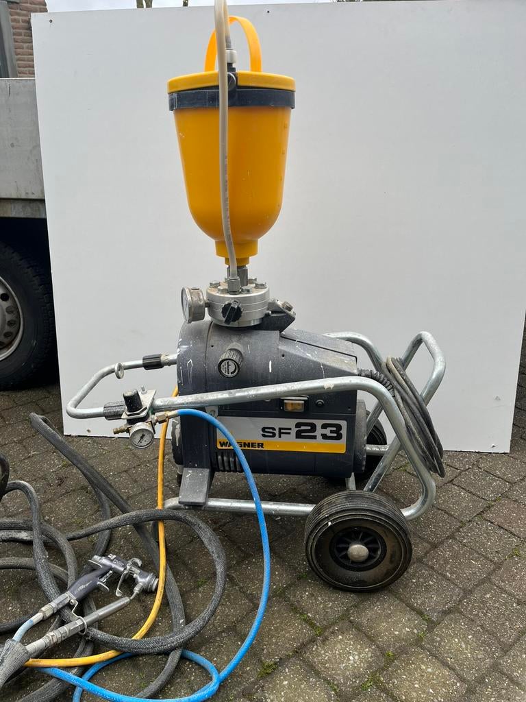 Verfspuit machine. Stofzuiger. Verwarming gas en petroleum, Doe-het-zelf en Bouw, Ophalen, Gebruikt, Overige typen