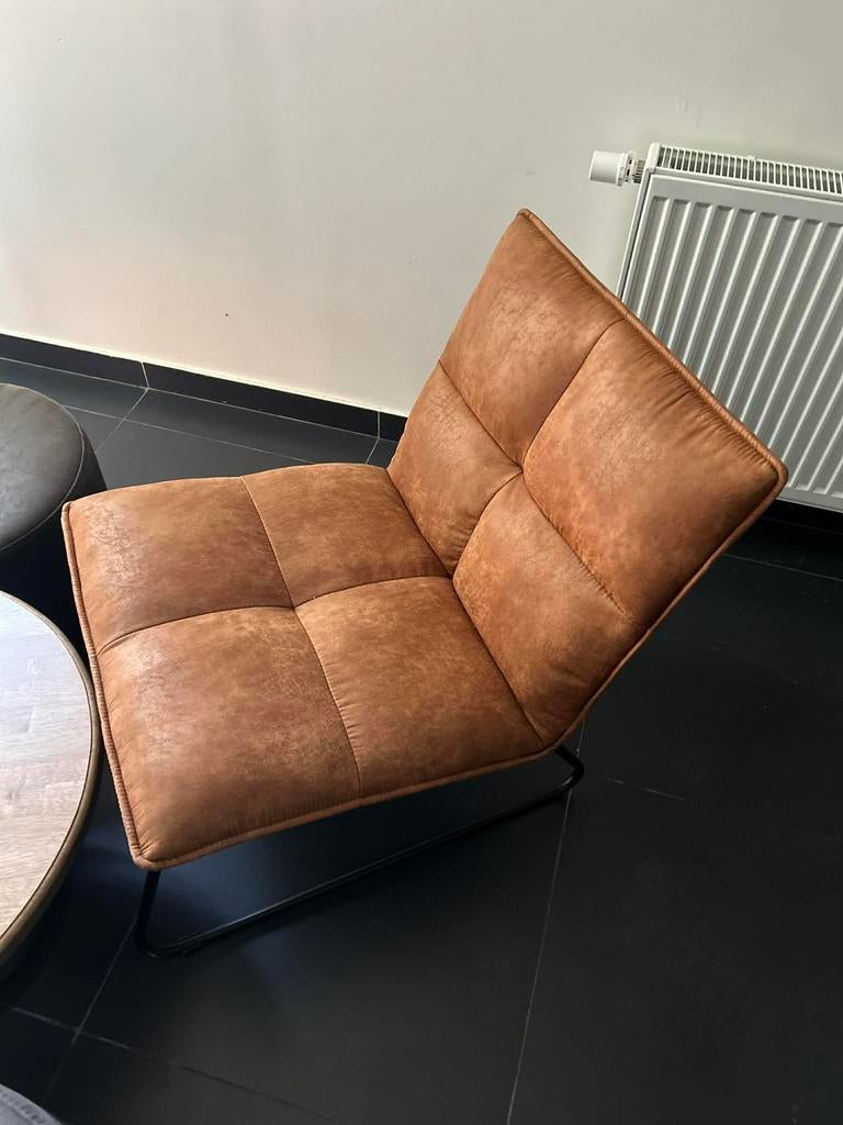 Chaises longues, poufs et tables basses à vendre., Enlèvement, Comme neuf, Vintage