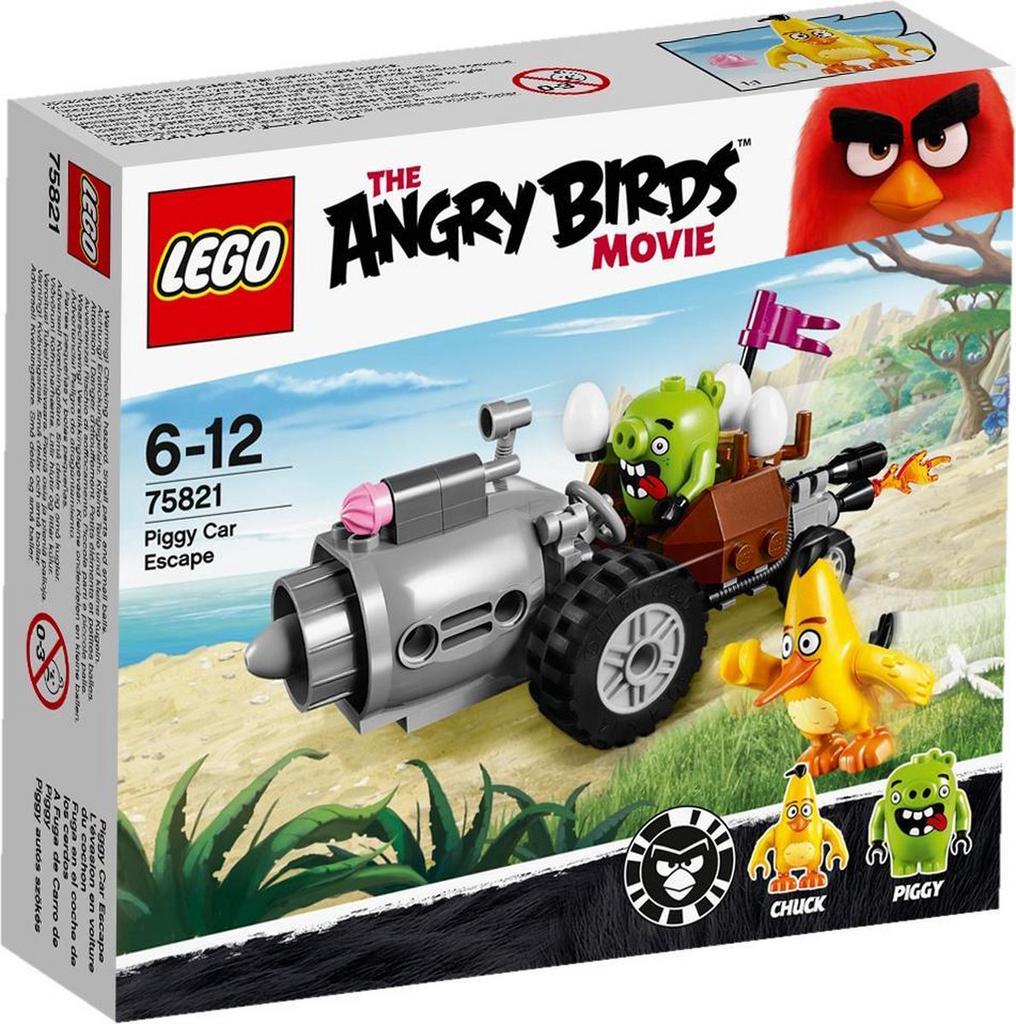 Lego 75821 - Angry Birds - Piggy auto ontsnapping, Ophalen of Verzenden, Zo goed als nieuw, Complete set, Lego