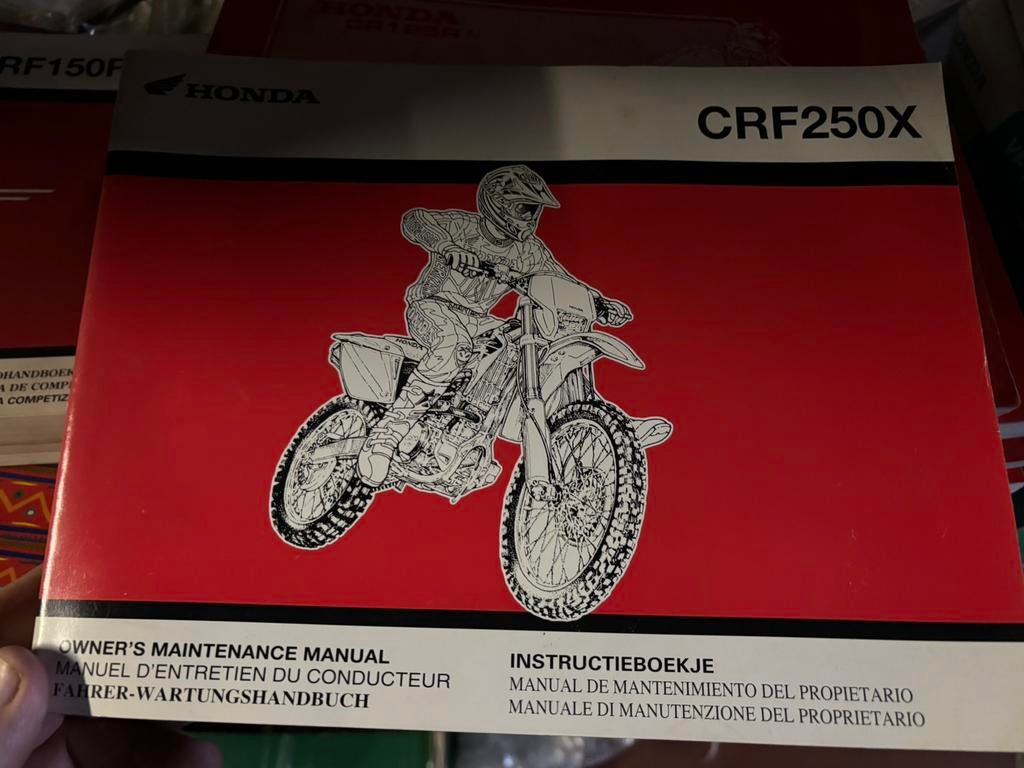 Guide de l'utilisateur de maintenance de la Honda CRF250X, Enlèvement ou Envoi, Honda