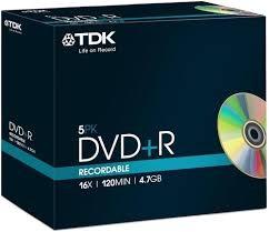 Recordable DVD's, 20 stuks, merk: TDK, Computers en Software, Ophalen of Verzenden, Dvd