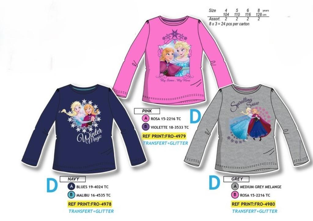 Nieuwe Disney Frozen T-shirt lange mouwen meisjes, Kinderen en Baby's, Kinderkleding | Overige, Verzenden, Nieuw, Disney, Meisje