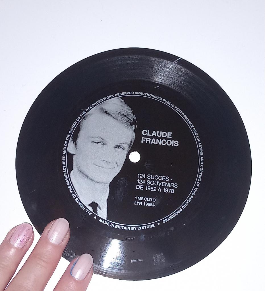 disque CLAUDE FRANçOIS flexible, Collections, Enlèvement ou Envoi, Audio et Vidéo
