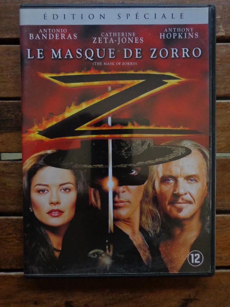 )))  Le Masque de Zorro  //  Antonio Banderas  (((, Cd's en Dvd's, Vanaf 12 jaar, Ophalen of Verzenden, Zo goed als nieuw