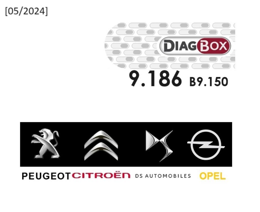 DIAGBOX LEXIA 9.186 2024 pour Peugeot Citroën DS Opel-Vauxha, Enlèvement ou Envoi, Neuf