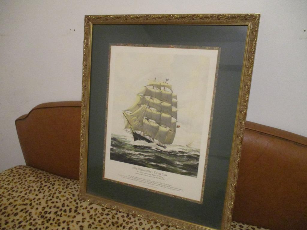 VOILIER DE CÉLÈBRE MONDIAL LE CLIPPER SHIP "CUTTY SARK", Antiquités & Art, Art | Peinture | Classique, Enlèvement ou Envoi