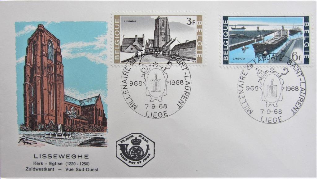 FDC TOERISME- LISSEWEGHE- RONQUIERES- ZANDVLIET, Enlèvement ou Envoi, Affranchi, Lieu ou Bâtiment