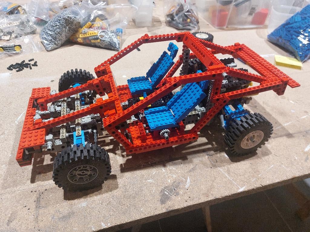 lego technik  vintage  8865, Kinderen en Baby's, Speelgoed | Duplo en Lego, Ophalen of Verzenden, Zo goed als nieuw, Complete set