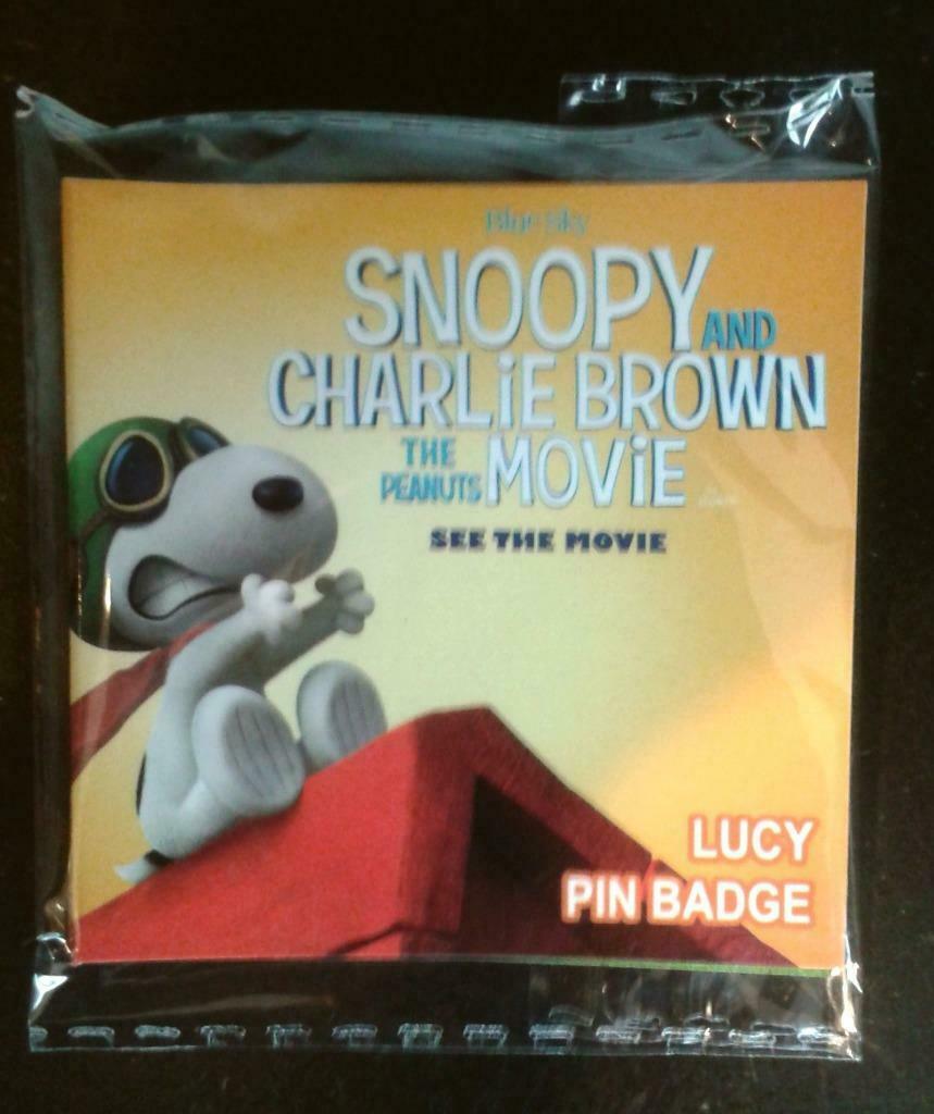 Pin Pin'sLucy Snoopy en Charlie Brown The Movie, Verzamelen, Stripfiguren, Verzenden, Snoopy, Nieuw