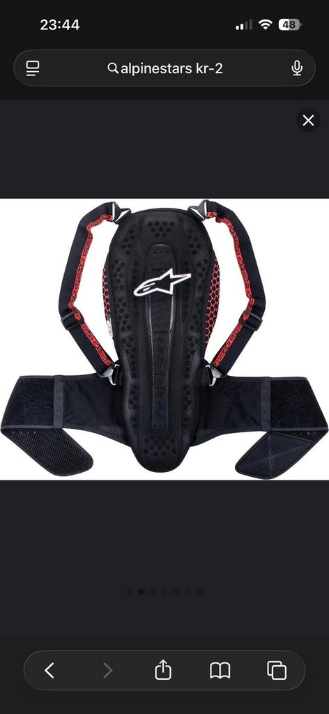 Alpinestars kr-2, Motoren, Ophalen of Verzenden, Jas | leer
