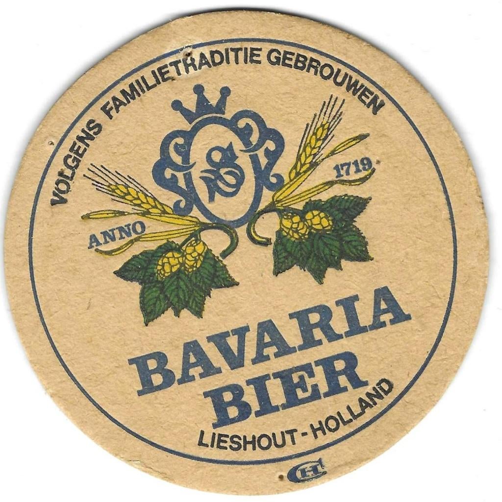 bierviltje 1st Bavaria bier, Collections, Marques de bière, Envoi, Bavaria