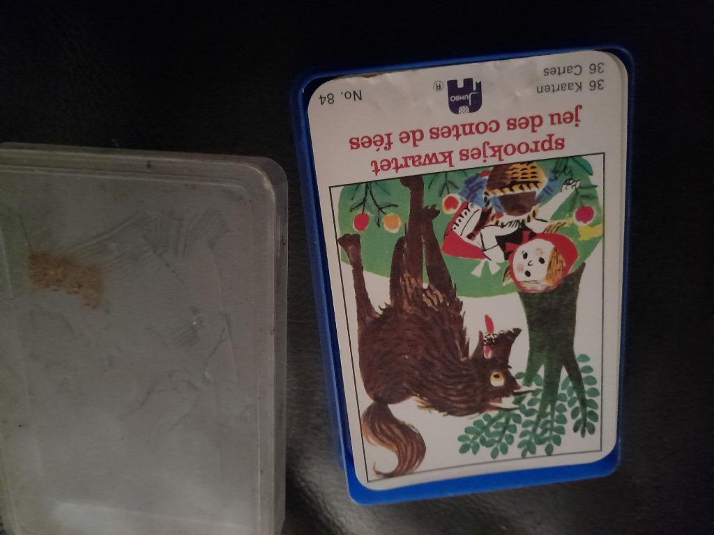 Ancien jeu de cartes pour enfants, Enlèvement ou Envoi, Utilisé