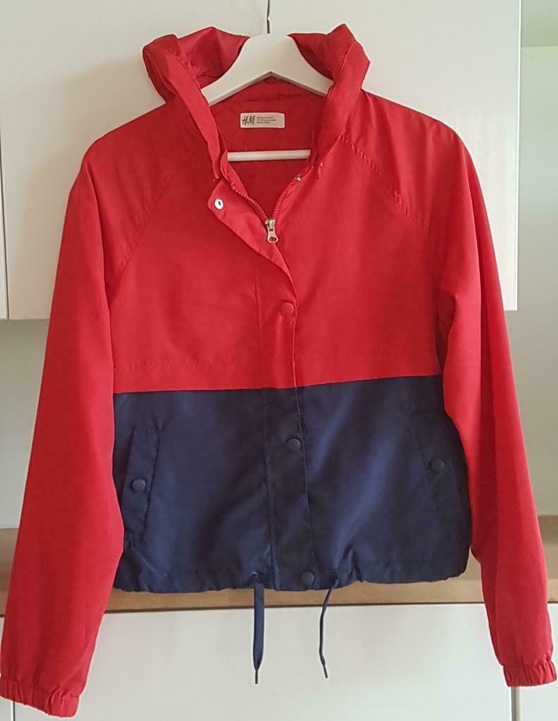 Regenjasje blauw-rood NIEUW! (maat: 164 of 13/14j), Kinderen en Baby's, Kinderkleding | Maat 164, Jongen of Meisje, H&M, Nieuw
