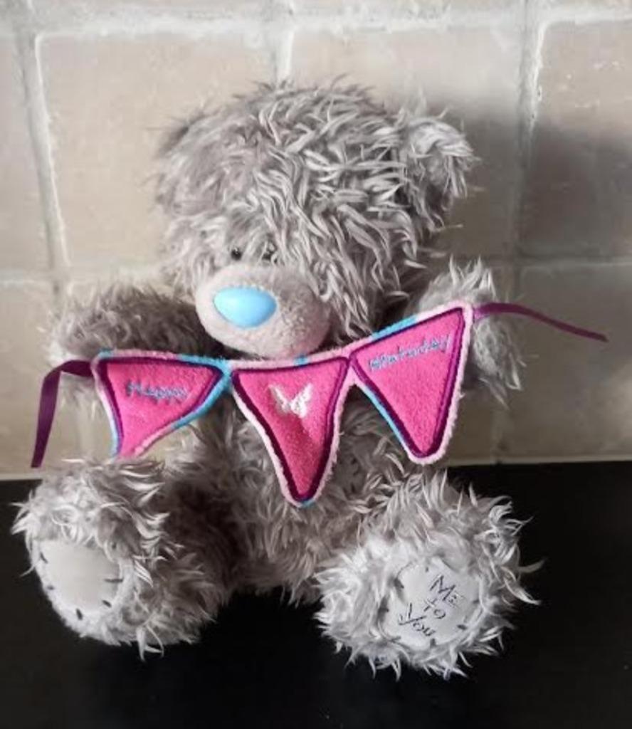 Knuffel Me to you Happy Birhtday, Verzamelen, Ophalen of Verzenden, Zo goed als nieuw, Me To You