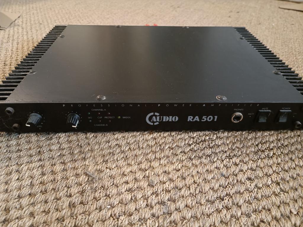 C-audio RA 501 versterker, Ophalen of Verzenden, Gebruikt, Stereo