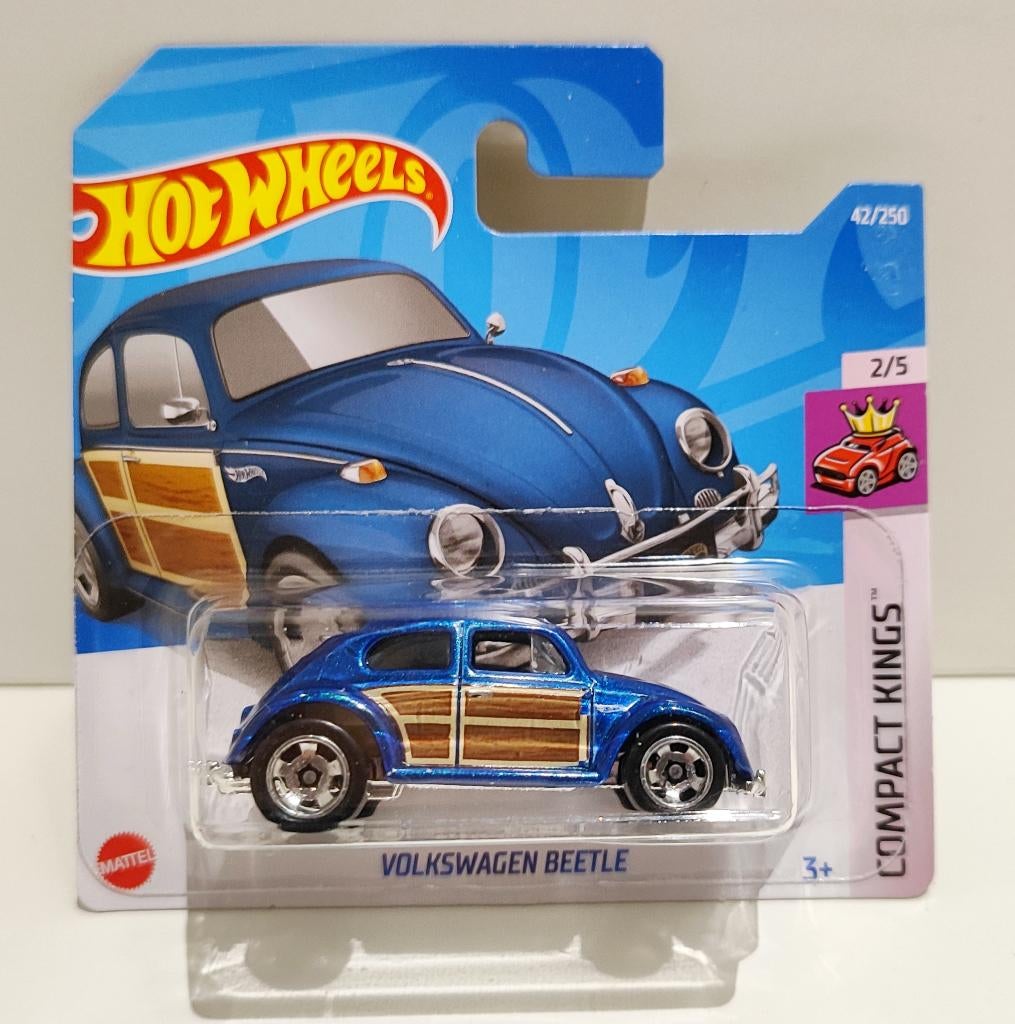 Hot Wheels Volkswagen Beetle Woodie Blauw (2022), Ophalen of Verzenden