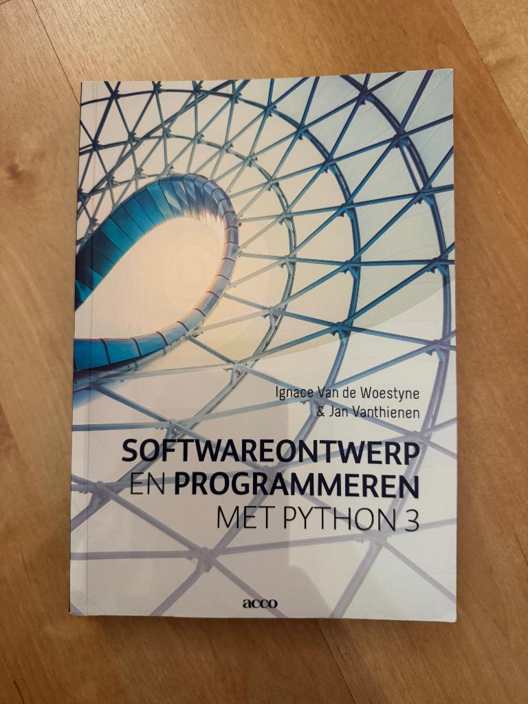 softwareontwerpe en programmeren met python 3 - HIR, Enlèvement ou Envoi