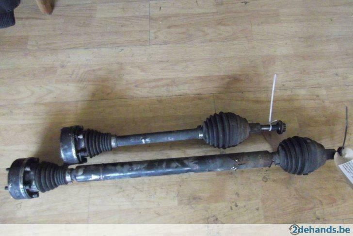 vw golf 5/leon/audi a3 2003-2009 1.9 tdi aandrijfas lv + rv, Enlèvement ou Envoi, Utilisé, Volkswagen